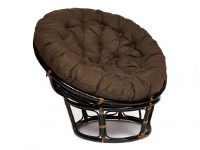 Кресло Papasan 23/01 W с подушкой Antique brown, ткань Коричневый в Асбесте - asbest.magazin-mebel74.ru | фото