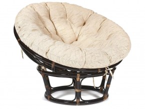 Кресло Papasan 23/01 W с подушкой Antique brown, ткань Старт в Асбесте - asbest.magazin-mebel74.ru | фото