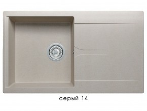 Мойка гранитная Gals-860 Серый 14 в Асбесте - asbest.magazin-mebel74.ru | фото