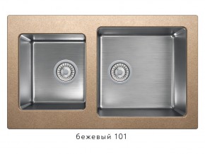 Мойка комбинированная Tolero twist TTS-840 Бежевый 101 в Асбесте - asbest.magazin-mebel74.ru | фото