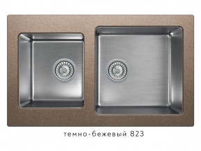 Мойка комбинированная Tolero twist TTS-840 Темно-бежевый 823 в Асбесте - asbest.magazin-mebel74.ru | фото