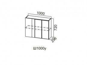 Ш1000у/720 Шкаф навесной 1000/720 (угловой) в Асбесте - asbest.magazin-mebel74.ru | фото