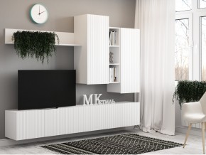 Стенка НМ-001 Сканди МДФ фасад белый в Асбесте - asbest.magazin-mebel74.ru | фото