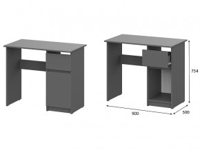Стол письменный 900 Денвер Графит серый в Асбесте - asbest.magazin-mebel74.ru | фото