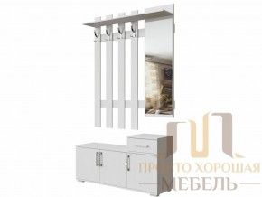 Вешалка с зеркалом 1,2 м в Асбесте - asbest.magazin-mebel74.ru | фото